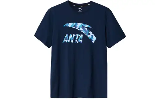 Anta T Shirt Unisex Bright Moon Blue Couple's