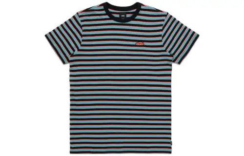 Vans T Shirts Men's Blue Crew Neck Moderate Straight Fit