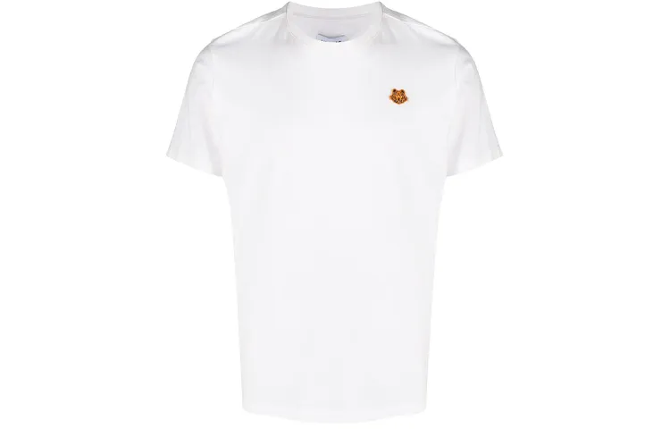 KENZO T Shirts Men's White Crew Neck Moderate Straight Fit