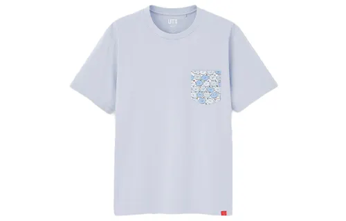UNIQLO T Shirt Unisex Light Blue