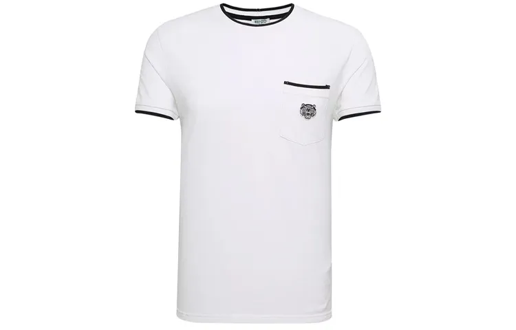 KENZO Tiger Embroidered Crewneck T-Shirt