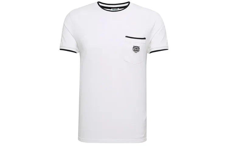 KENZO Tiger Embroidered Crewneck T-Shirt