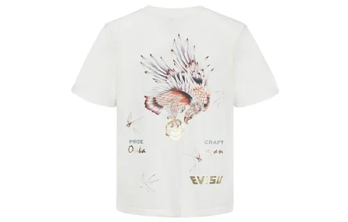 EVISU Straight Fit T Shirt Men's White