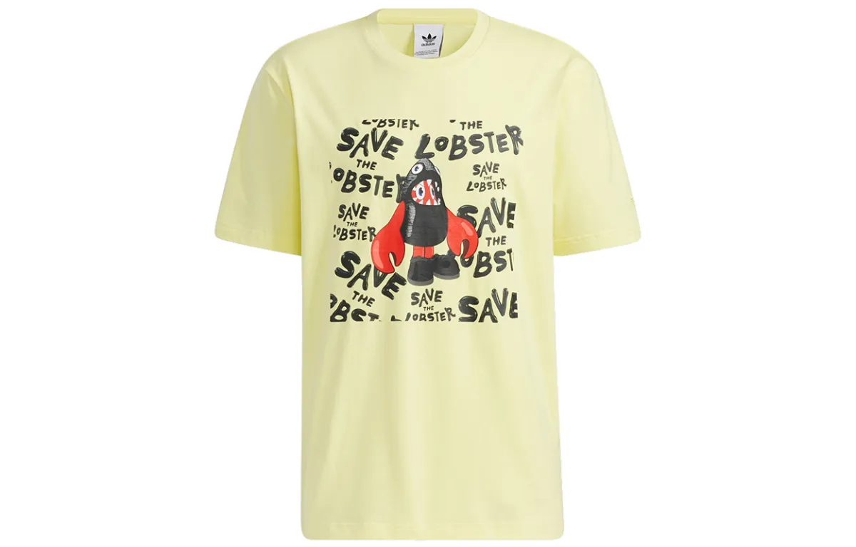 Adidas Originals T Shirt Men's Yellow