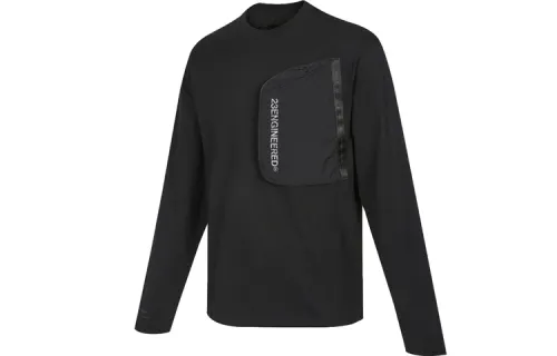 Jordan Drop Shoulder Sleeve T-Shirt Men's Black