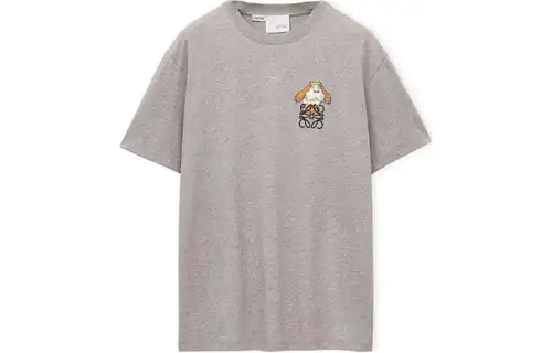 LOEWE X Howl's Moving Castle T Shirt Unisex Gray