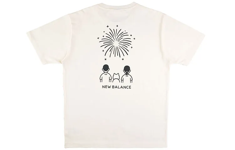 New Balance T Shirt Unisex Ecru