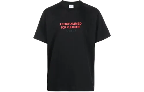 Vetements Programmed For Pleasure T Shirt