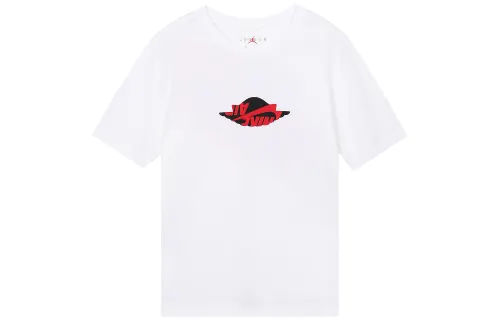 Jordan T Shirts Men's Crew Neck Moderate Straight Fit