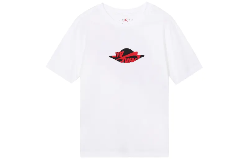 Jordan T Shirts Men's Crew Neck Moderate Straight Fit
