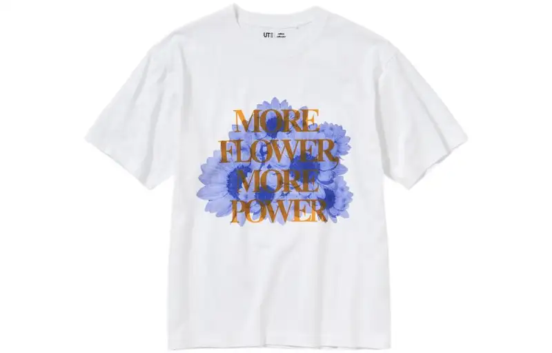 UNIQLO Drop Shoulder Sleeve T Shirt Unisex White