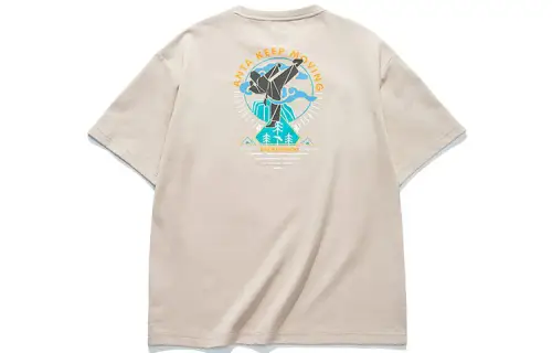 Anta T-Shirt Men's Light Taupe Gray