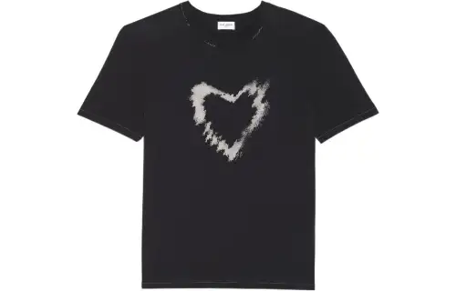 SAINT LAURENT Heart T shirt