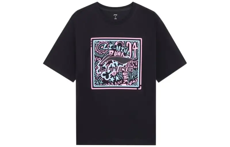 Li Ning Basketball Collection T Shirt Men's Black