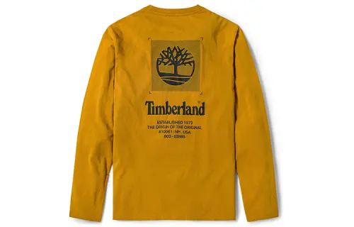 Timberland T Shirts Men's Wheat Crew Neck Moderate Straight Fit