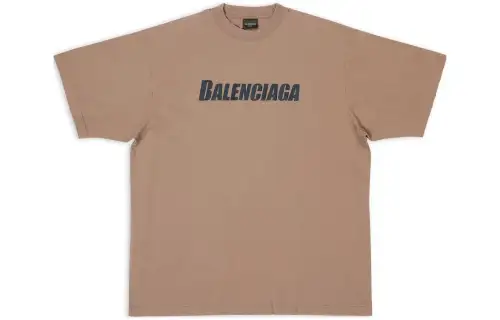 Balenciaga Caps Boxy Fit Vintage Jersey T shirt