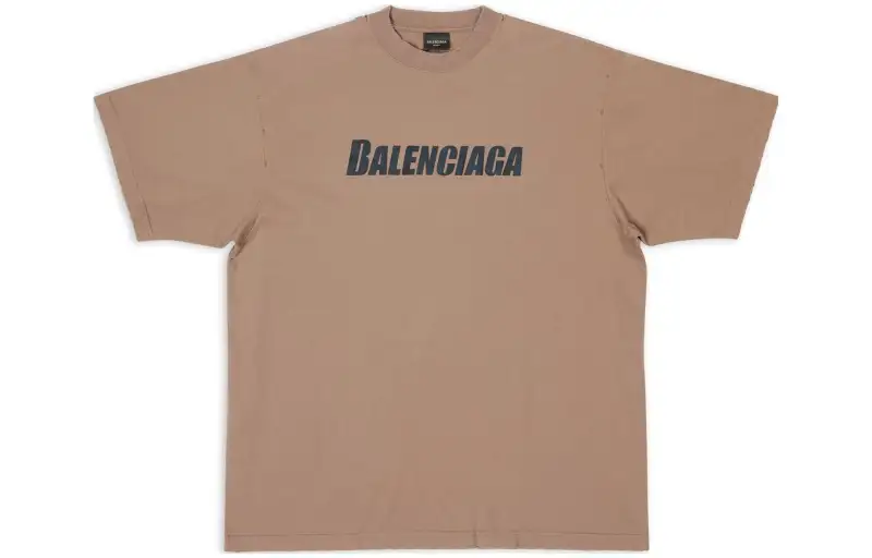 Balenciaga Caps Boxy Fit Vintage Jersey T shirt