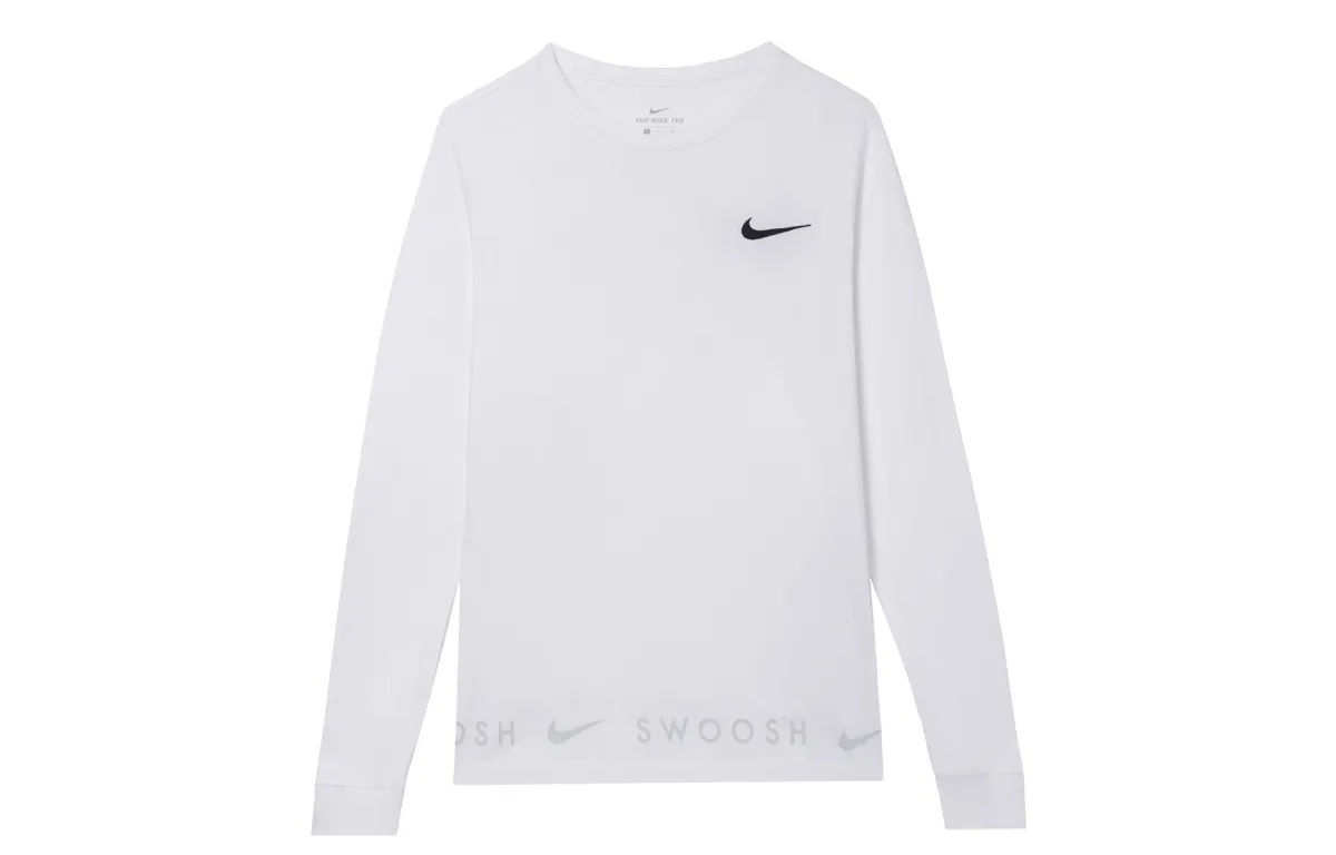 Nike T-Shirts Men's White Crew Neck Moderate