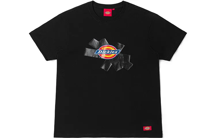 Dickies T Shirts Unisex Black Crew Neck Moderate Straight Fit