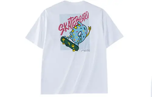 ANTA T Shirts Unisex White Crew Neck Moderate Straight Fit