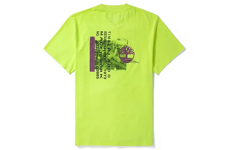 Timberland T Shirt Men's Bright Yellow