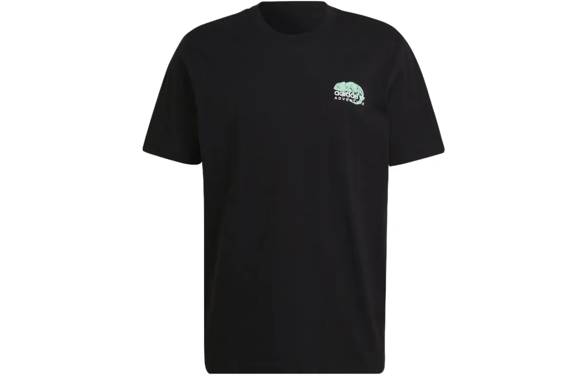 Adidas Originals Pckalot T-Shirts Men's Black Crew Neck Moderate Straight Fit