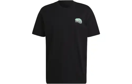 Adidas Originals Pckalot T Shirts Men's Black Crew Neck Moderate Straight Fit