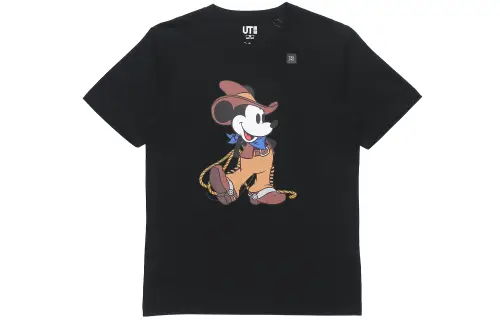 UNIQLO x Disney T Shirt Unisex Black