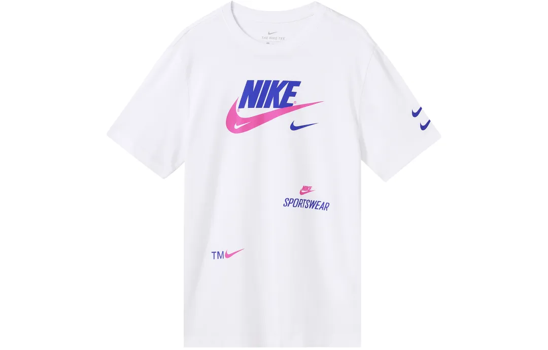 Nike T Shirts Men's Crew Neck Moderate Straight Fit
