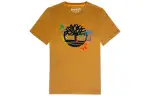 Timberland T Shirts Men's Wheat Crew Neck Moderate Straight Fit
