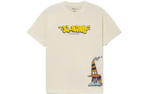 Li Ning Skateboard T Shirt Men's Ecru