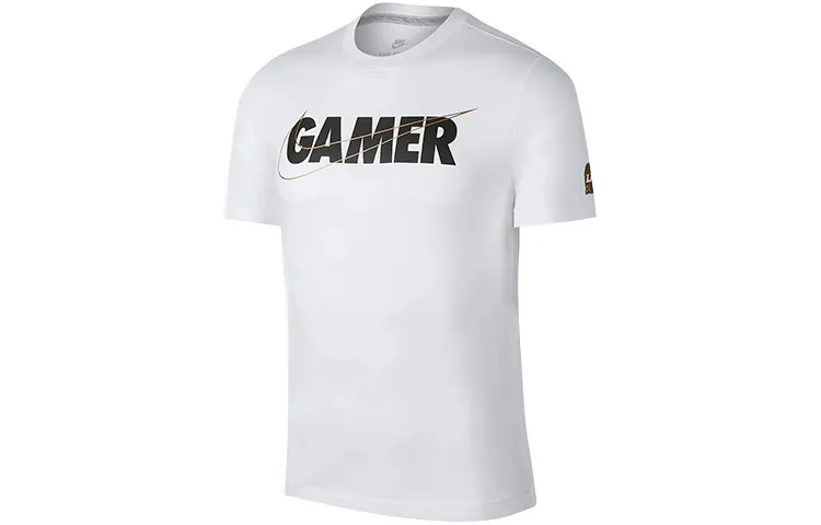 Nike T-Shirts Men's Crew Neck Moderate Straight Fit