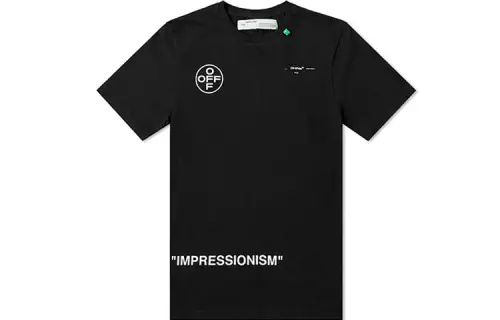 OFF WHITE Stencil S/S Over Tee