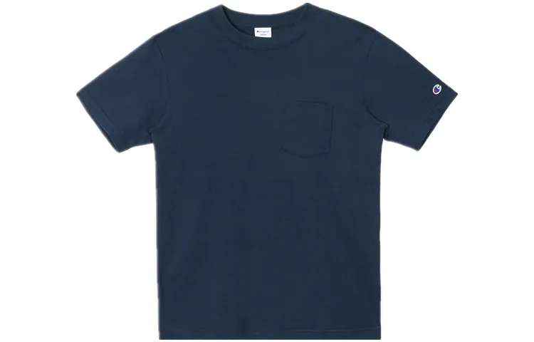 Champion T Shirt Japan Version Unisex Navy Blue