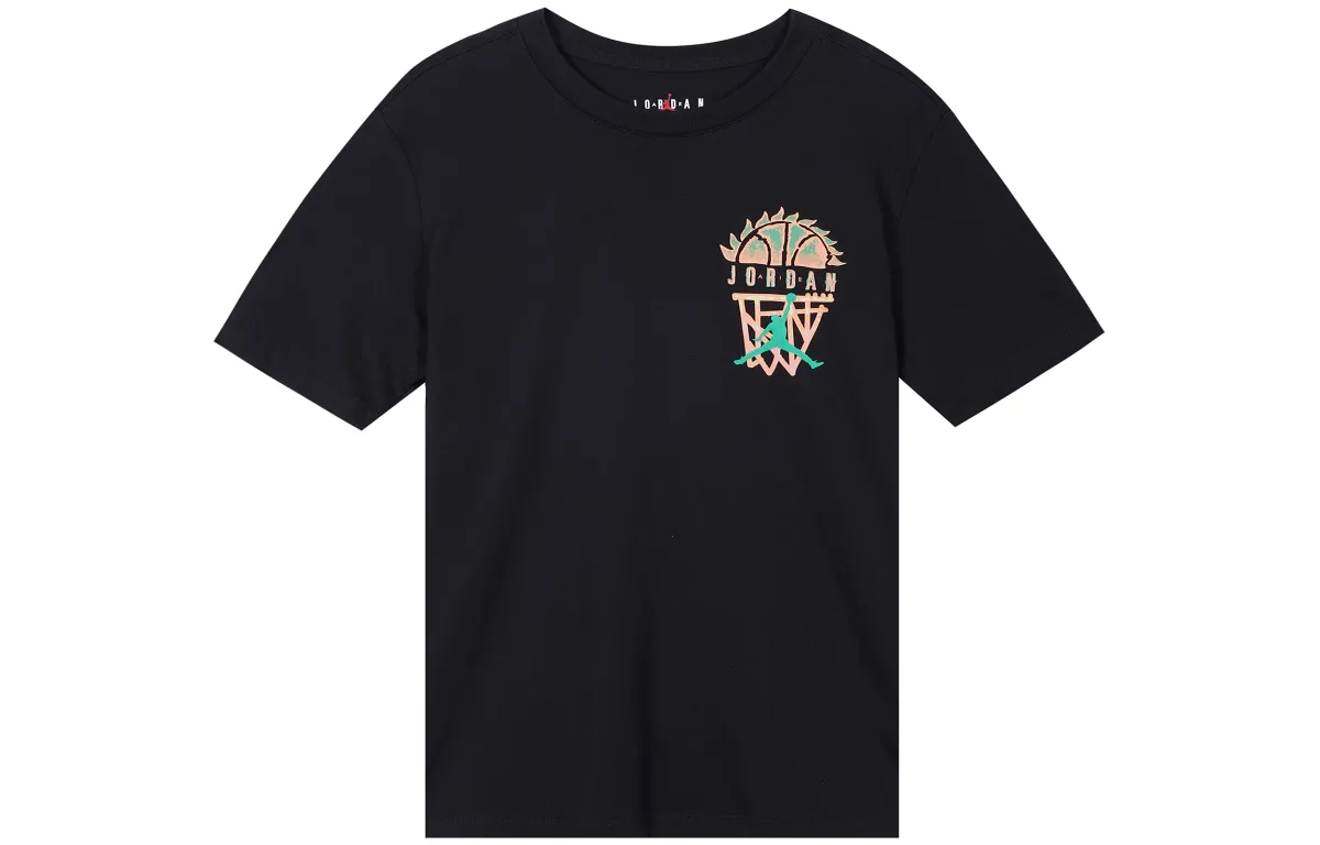 Jordan Set in Sleeve T Shirt Men's Black