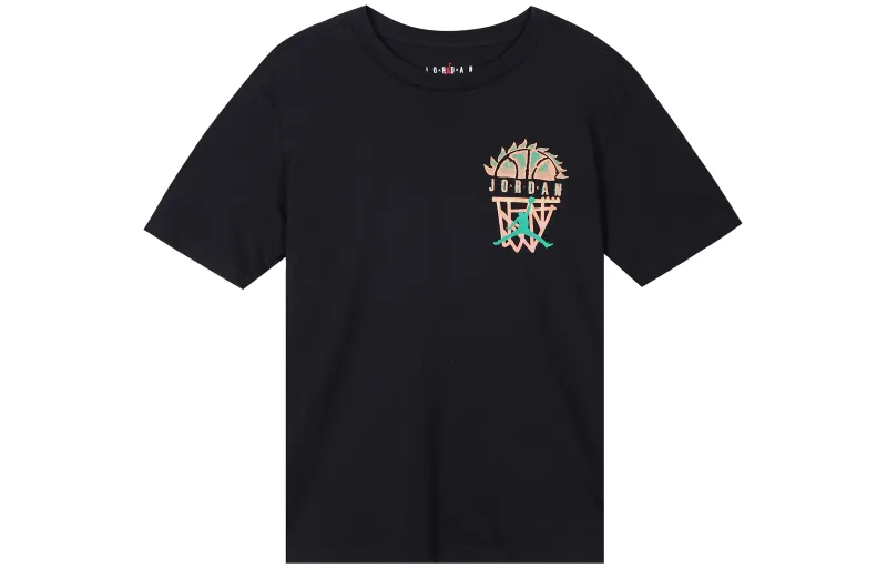 Jordan Set in Sleeve T Shirt Men's Black