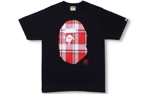Bape Check Gift Ape Head Tee