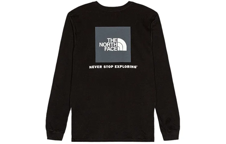 THE NORTH FACE T Shirts Men's Black Crew Neck Moderate Straight Fit