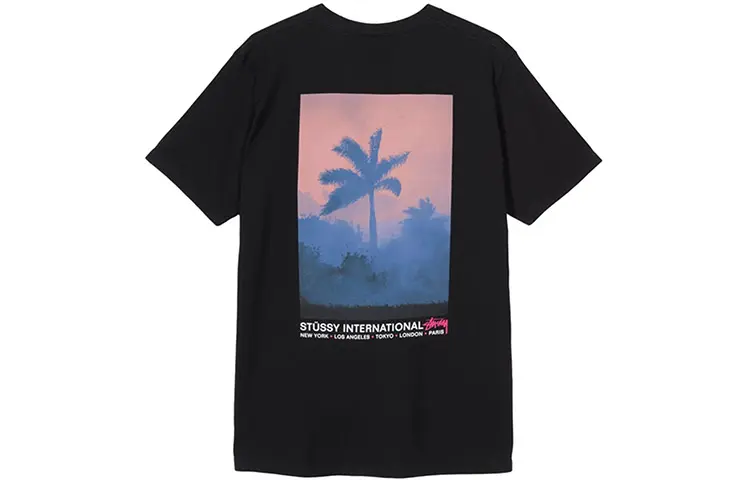 Stussy T Shirts Unisex Crew Neck Moderate Straight Fit