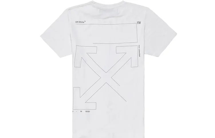 OFF WHITE FW19 T Shirts Men's Crew Neck Moderate Other