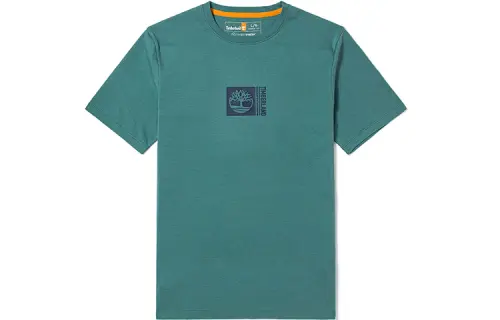 Timberland T Shirts Men's Blue Crew Neck Moderate Other