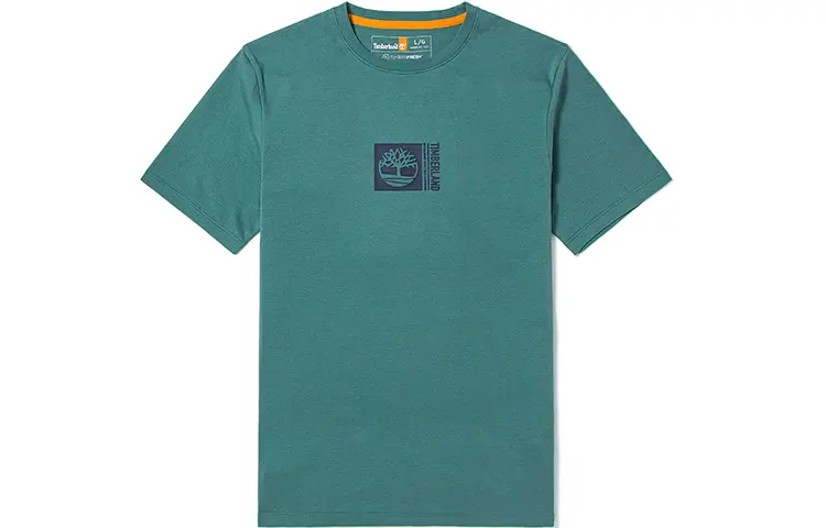 Timberland T Shirts Men's Blue Crew Neck Moderate Other