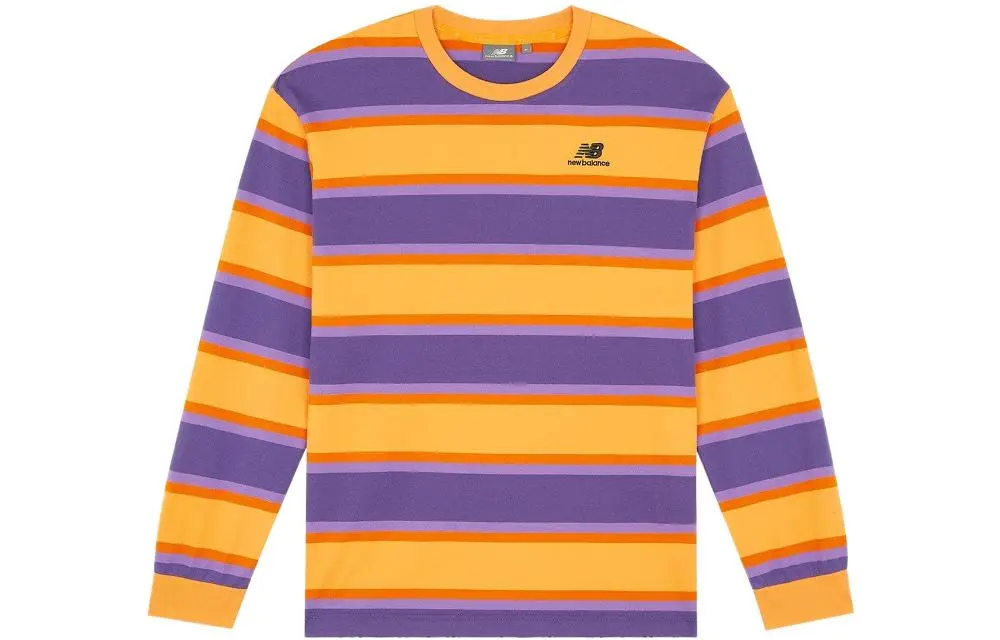 New Balance T Shirt Unisex Orange & Purple