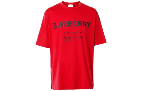 Burberry T Shirts Unisex Crew Neck Moderate Straight Fit