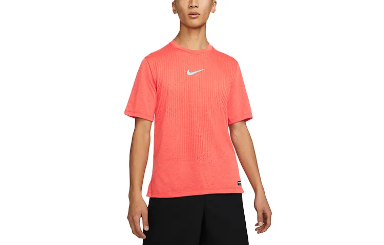 Nike Drop Shoulder Sleeve T Shirt Men's Havana Red
