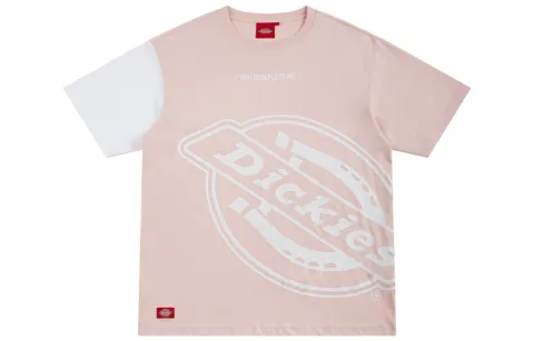 Dickies SS21 T Shirt Unisex Pink White