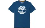 Timberland T Shirts Men's Dark Indigo Crew Neck Moderate