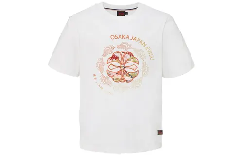 EVISU T Shirts Men's Crew Neck Moderate Straight Fit