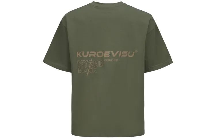 EVISU T Shirts Men's Crew Neck Moderate Straight Fit