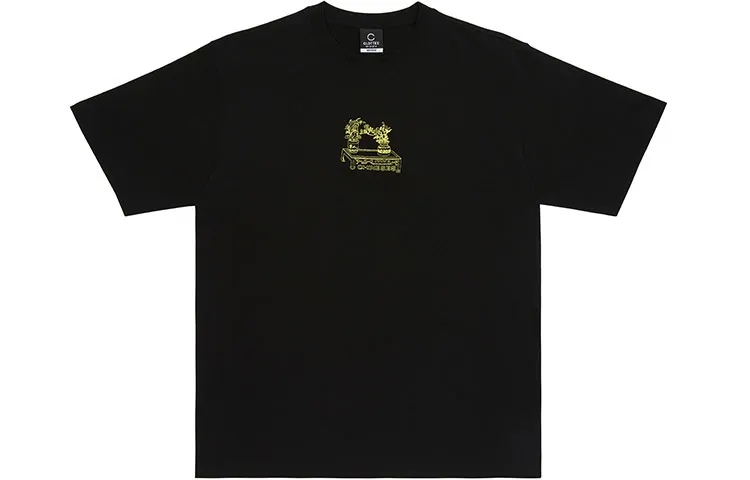 CLOT T Shirts Unisex Black Crew Neck Moderate Straight Fit